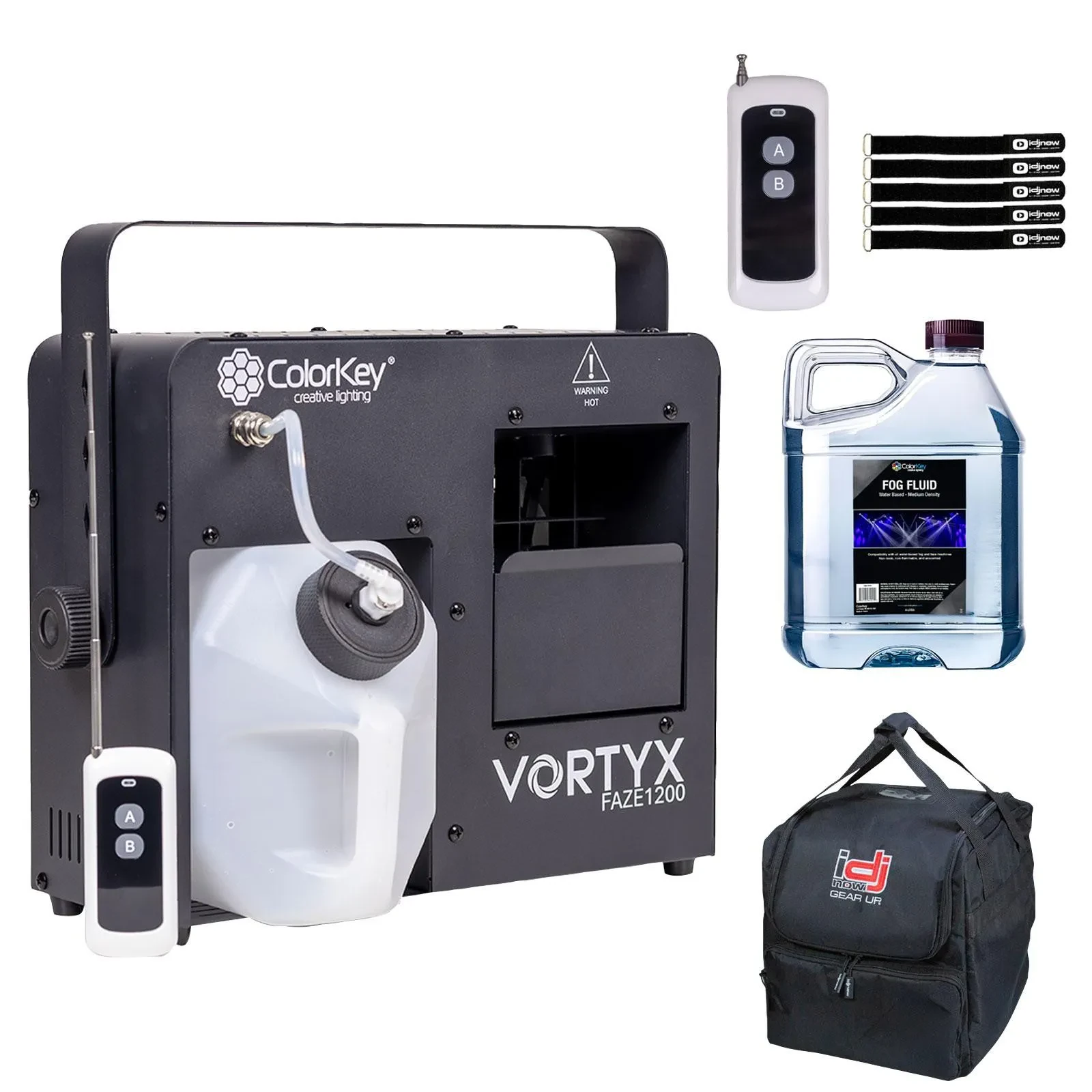 Генератор тумана ColorKey CKU-7910 VORTYX Faze 1200 (набор) с жидкостью и кейсом