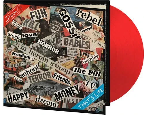Виниловая пластинка Sham 69 - That's Life - Limited 180-Gram Translucent Red Colored Vinyl [New Viny