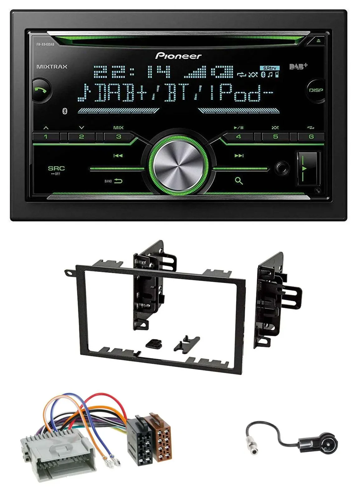 Pioneer Bluetooth MP3 DAB 2DIN USB CD Autoradio für Chevrolet Avalanche Blazer C