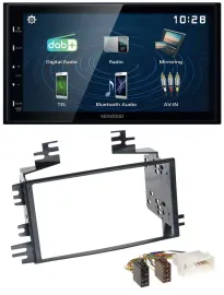 Kenwood 2DIN Bluetooth MP3 USB DAB Autoradio für Kia Rio Rio5 Sportage Hyundai A