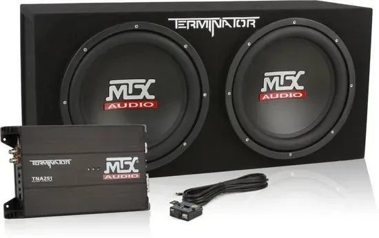 Сабвуфер для авто MTX TNP212D2 Terminator 2x12", 1200W, активный
