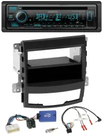 Автомагнитола Kenwood Bluetooth DAB CD USB для SsangYong Korando (2010–2013)