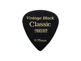 Медиаторы  Pickboy GP-07/075 Celluloid Vintage Classic Black 50 шт.