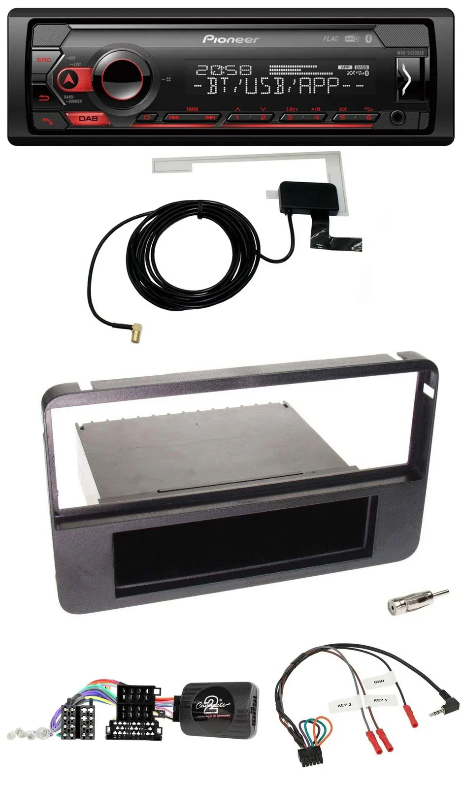 Автомагнитола для Alfa Romeo 159/Brera/Spider Pioneer DAB, USB, Bluetooth