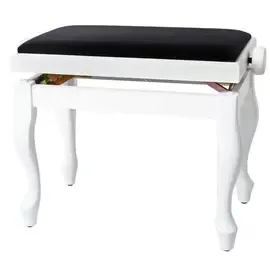 Банкетка GEWA Piano Bench Deluxe Classic White Matt