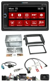 Blaupunkt Lenkrad DAB TMC 2DIN USB Bluetooth Navigation für Mercedes Vito Viano
