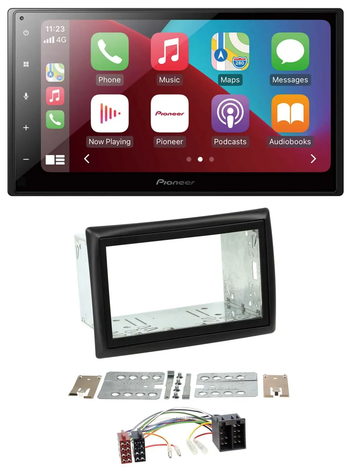 Pioneer USB MP3 DAB 2DIN Bluetooth Autoradio für Renault Megane 2002-2008