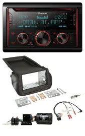 Pioneer 2DIN DAB Lenkrad Bluetooth USB CD Autoradio für Citroen Nemo Fiat Fiorin