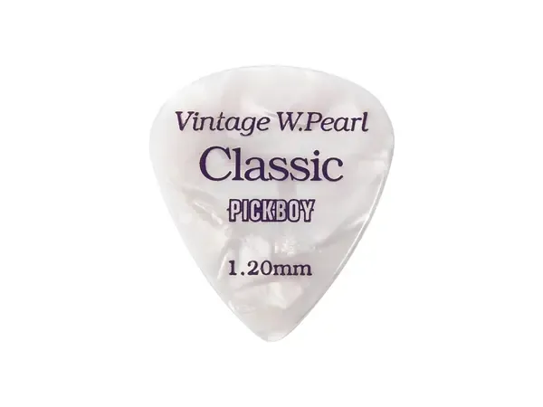 Медиаторы Pickboy GP-14/120 Celluloid Vintage Classic White Pearl Медиаторы 50 шт.