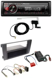 Pioneer 1DIN MP3 DAB USB AUX Autoradio für Audi A6 01-05 C5 Symphony Bose Aktivs
