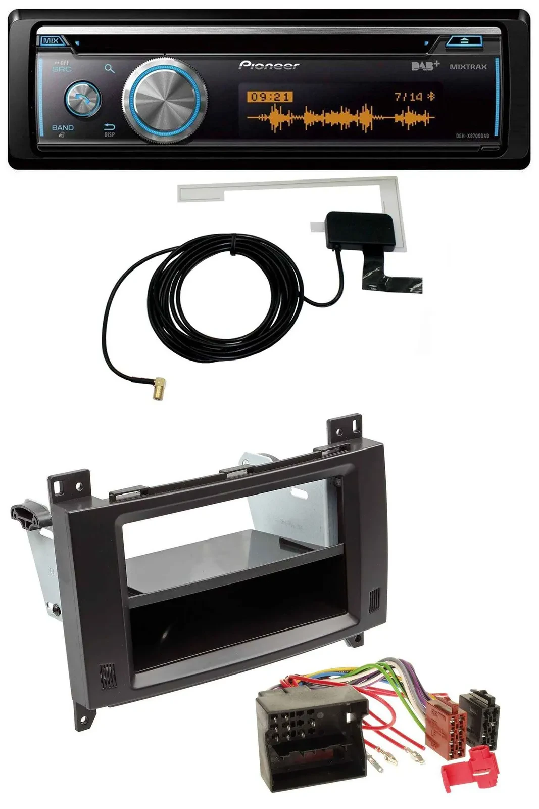 Автомагнитола Pioneer Bluetooth DAB CD USB MP3 для Mercedes A-/B-Class/Vito