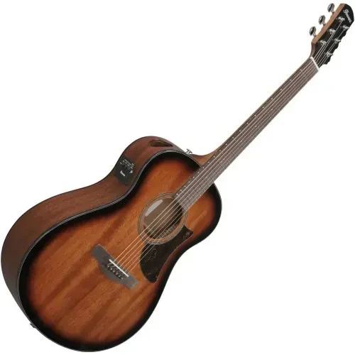 Электроакустическая гитара Ibanez AAM140E-MHS Auditorium, без выреза, массив махагони, сапеле, 634 мм, Mahogany Sunburst