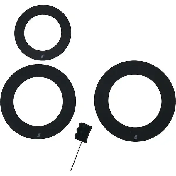 Набор демпферов для барабана Tama Soft Sound Ring Set Black SSRP48