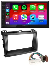 Kenwood MP3 USB DAB 2DIN Bluetooth Autoradio für Lexus GX-470 (2003-2009)