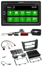 Blaupunkt Bluetooth 2DIN Lenkrad DAB USB TMC Navigation für Mazda 3 09-13 Can-Bu