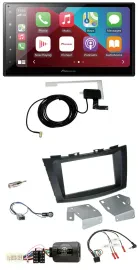 Pioneer USB Bluetooth DAB Lenkrad 2DIN Autoradio für Suzuki Swift ab 2011