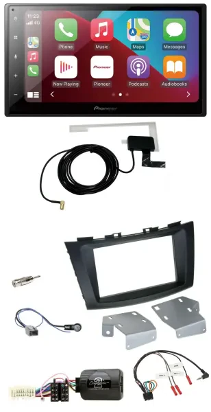 Pioneer USB Bluetooth DAB Lenkrad 2DIN Autoradio für Suzuki Swift ab 2011