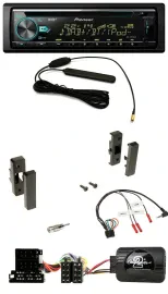 Автомагнитола для Audi A3 8L (1996–2000) Pioneer CD MP3 DAB USB с поддержкой управления на руле