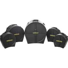 Набор кейсов для барабанов HARDCASE RockFusion3 5-Piece Drum Case Set