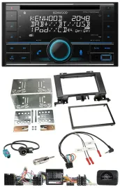 Kenwood CD 2DIN DAB USB Lenkrad Bluetooth Autoradio für Mercedes Sprinter Audio