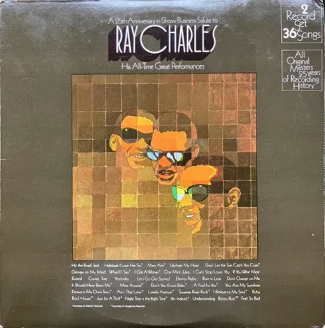 RAY CHARLES - A 25th Anniversary In Show Business Salute To Ray Charles (2LP , Used)