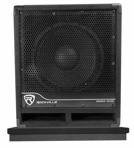 Rockville RBG10S Bass Gig 10" 1200w Powered PA Subwoofer DJ/Pro+Acoustic Riser