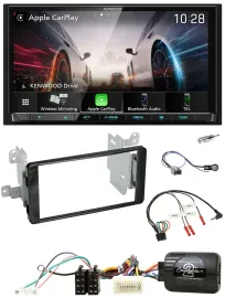 Kenwood Lenkrad 2DIN USB DAB Bluetooth Autoradio für Mitsubishi ab 2012 Outlande