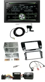 Pioneer CD USB Lenkrad Bluetooth 2DIN DAB Autoradio für Seat Ibiza ab 08 Klavier