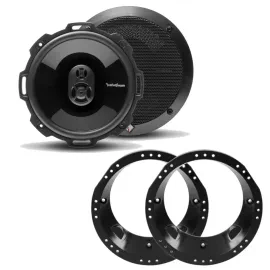1998-2013 Harley Davidson Rockford Punch Series Fosgate 6.75” Speaker Package