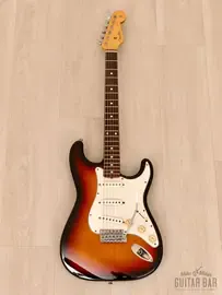 Электрогитара Fender Stratocaster 1962 Vintage Reissue ST62-53 SSS Sunburst w/gigbag Japan 1997