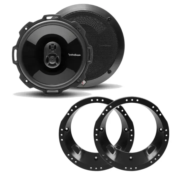 1998-2013 Harley Davidson Rockford Punch Series Fosgate 6.75” Speaker Package