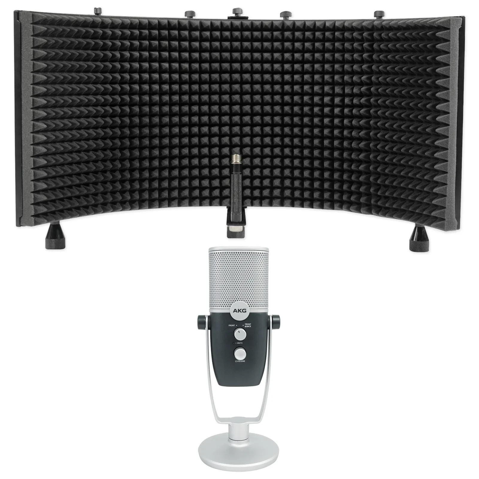 AKG ARA C22 USB Condenser Microphone+Stand+Shield For Recording/Podcast/Gamer