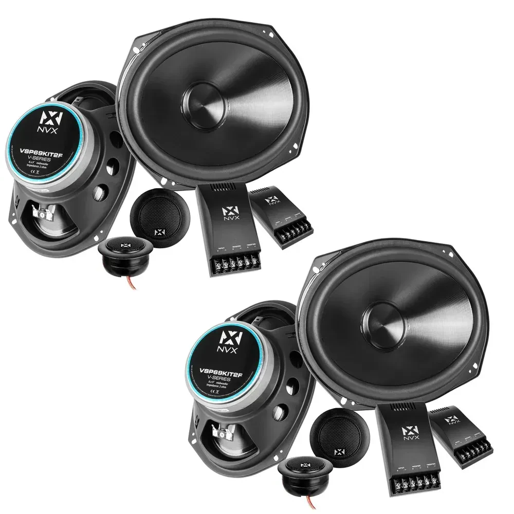Компонентная акустика для авто NVX VSP69KIT2F V-Series 6x9" 600W (набор, 2 пары)