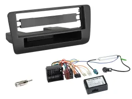 Установочный комплект для автомагнитолы Caraudio24 для Audi A1 2010–2019, черный, CAN-Bus, DIN