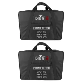 Chauvet DJ CHS-1XX Durable Hard Shell Bags for Moving Heads 2-Pack