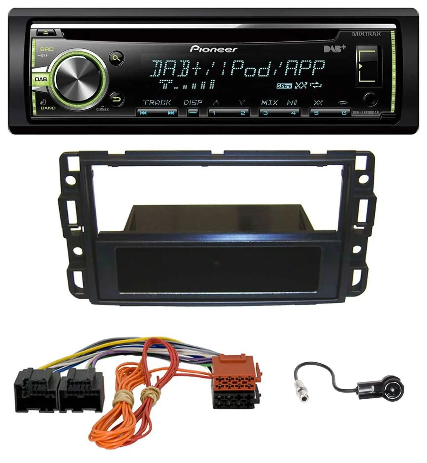 Автомагнитола для Cadillac BLS (2006–2010) Pioneer DAB, USB, MP3, AUX, CD