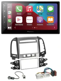 Pioneer USB MP3 DAB 2DIN Bluetooth Autoradio für Hyundai Santa Fe 3 Schalter 06-