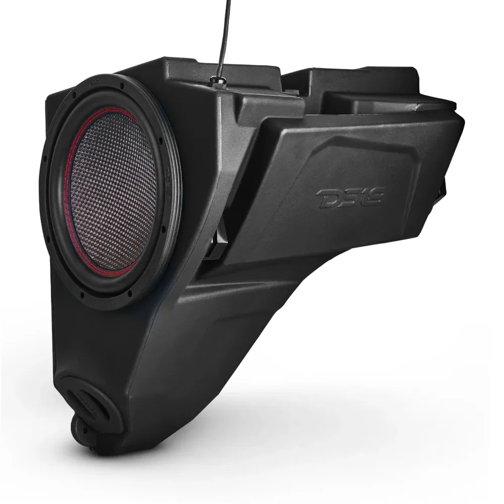 DS18 RZR-GBSUB10LD Loaded Single 10" Ported Glove Box Enclosure