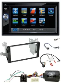 Blaupunkt SD USB TMC Bluetooth 2DIN Lenkrad Navigation für Mitsubishi ab 2012 Ou