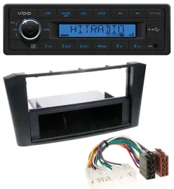 VDO AUX 1DIN MP3 USB Autoradio für Toyota Avensis T25 (2003-2009)