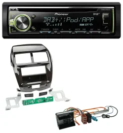 Pioneer DAB USB MP3 AUX CD Autoradio für Citroen C4 Aircross Mitsubishi ASX Peug