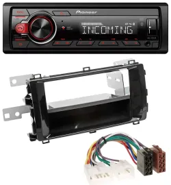 Pioneer Bluetooth USB DAB MP3 Autoradio für Toyota Auris (ab 2013) schwarz