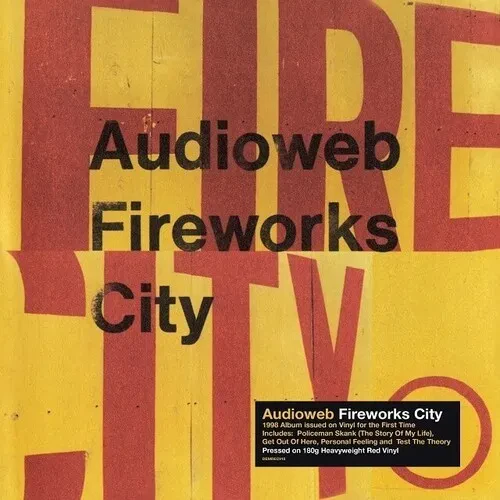 Виниловая пластинка Audioweb - Fireworks City [180-Gram Red Colored Vinyl] [New Vinyl LP] Colored Vi