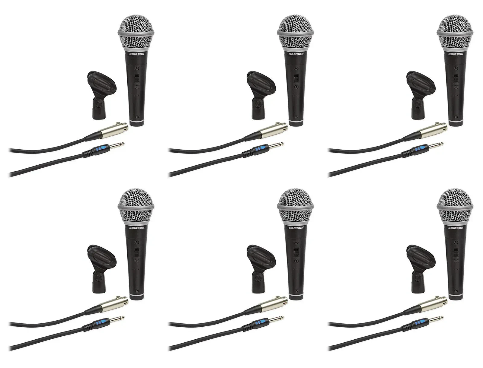 Микрофон проводной Samson R21S с аксессуарами (6 штук)