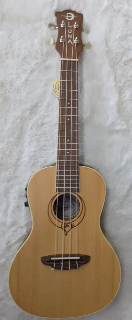 Luna Guitars Luna UKE-SONG Heartsong Spruce Concert Acoustic/Electric Ukulele with gig bag