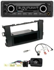 Автомагнитола Blaupunkt для Toyota Auris 2007–2011 Bluetooth DAB USB черная