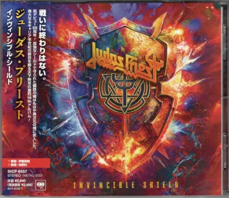 JUDAS PRIEST - Invincible Shield (CD, Japan)