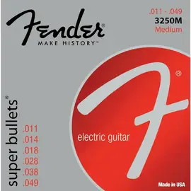 Струны для электрогитары Fender 3250M Super Bullets 11-49