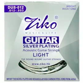 Струны для акустической гитары Ziko DUS-012 Light 12-53