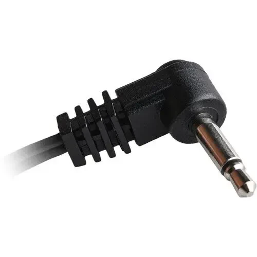 Коммутационный кабель для педалей эффектов Cioks 5030 Flex 5 0.3 м, 3.5 мм Mini-Jack (угловой, mono) - RCA (M), Tip Positive